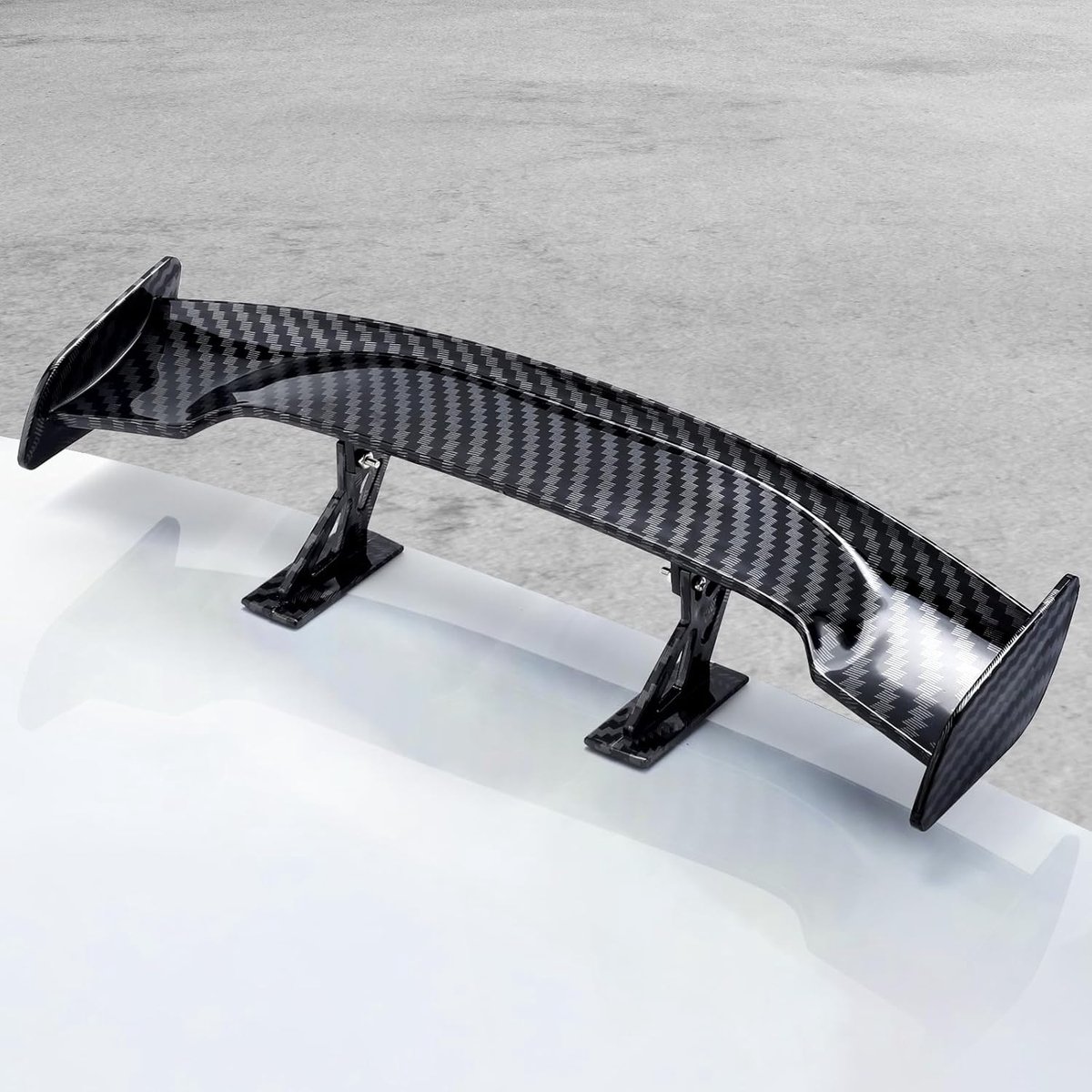 Auto mini spoiler vleugel - 9,8 inch - carbon fiber stijl - unieke decoratie voor voertuigen - ShopVlot