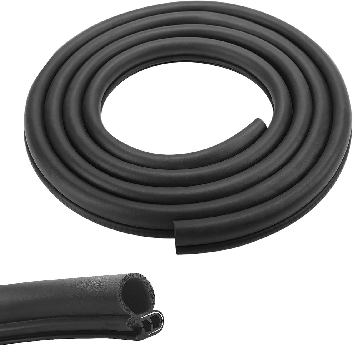 Autodeurafdichting U-profiel 28 x 16 mm - Rubber afdichting - Geluidsisolatie en waterdicht - ShopVlot