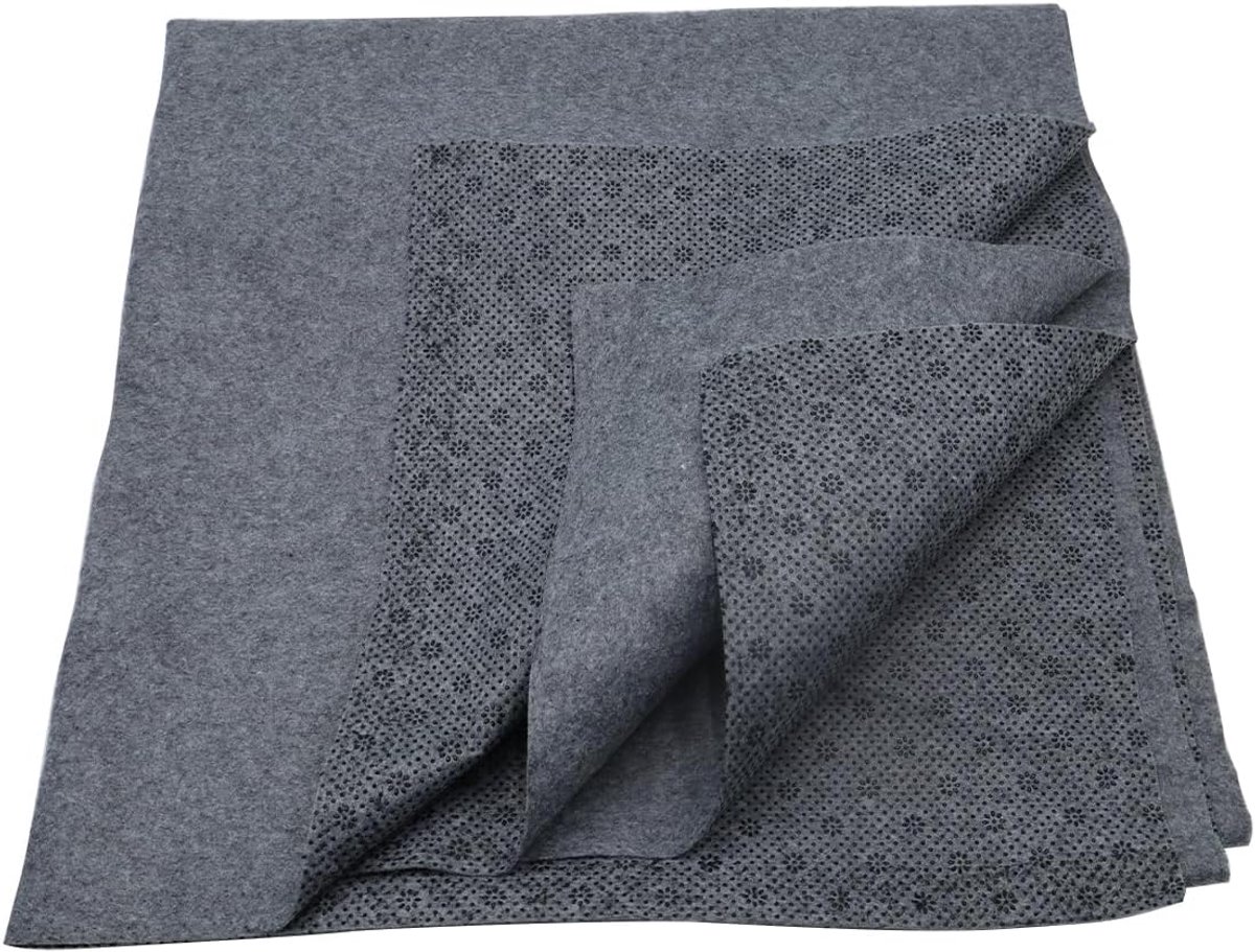 Antislip draagstof 200 x 100 cm - dik zwaar donkergrijs - premium grip - voorkomt wegglijden - ShopVlot