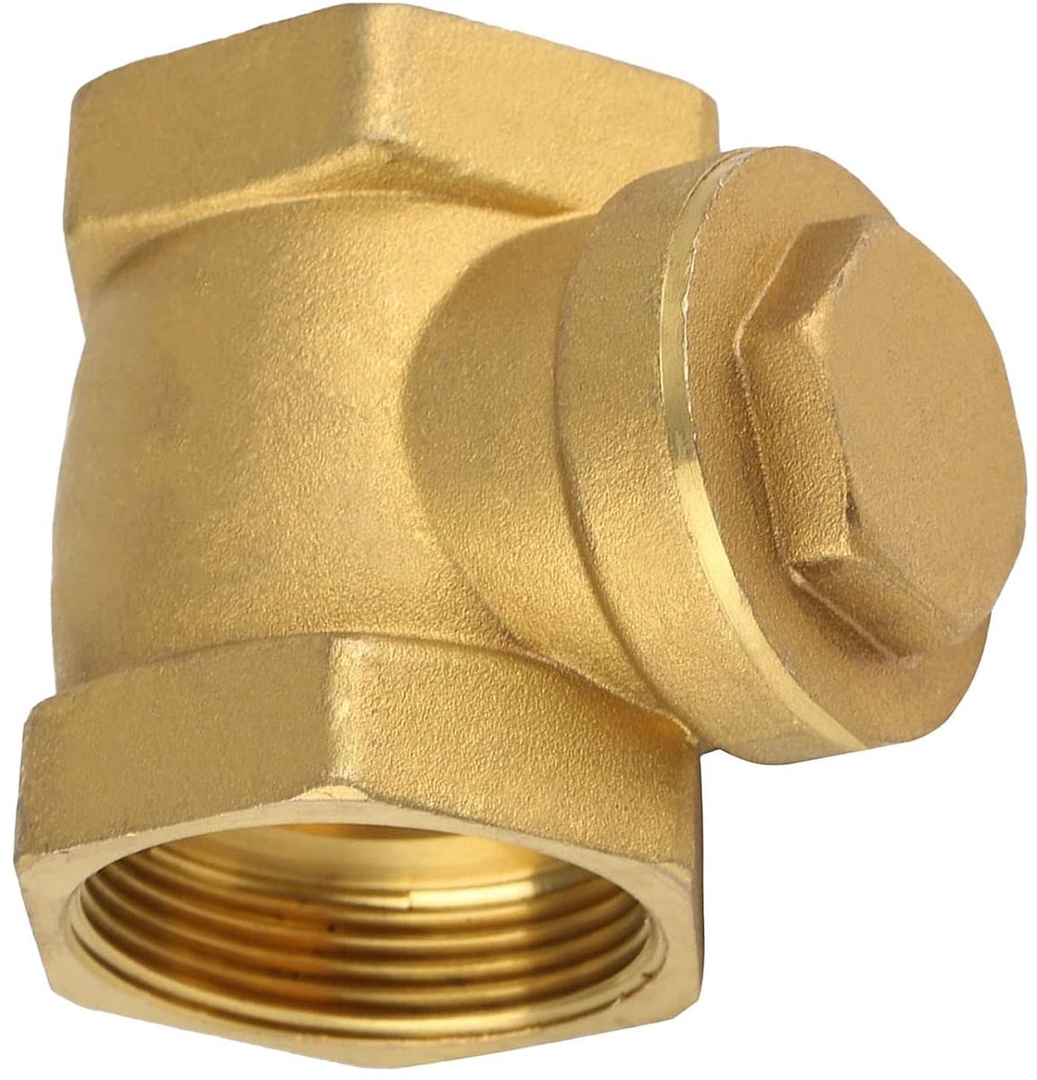 Terugslagklep 1 1/4" DN32 - Messing - Voorkomt waterterugloop - Eenvoudig te installeren - ShopVlot
