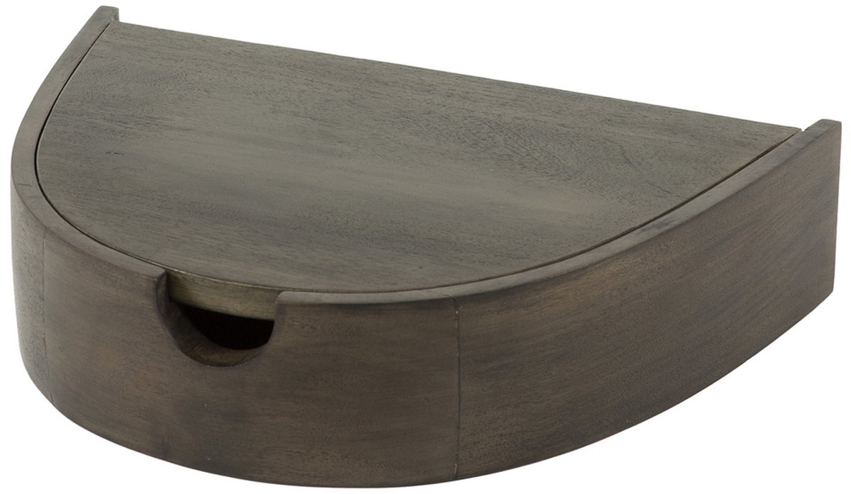 Giga Living Nachtkastje Cove - Bruin Hout - 27x34x8cm