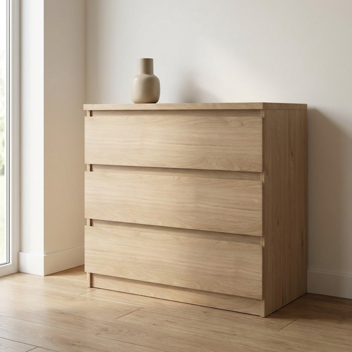 Ladekast Ylva 3 lades Hickory - Giga Living