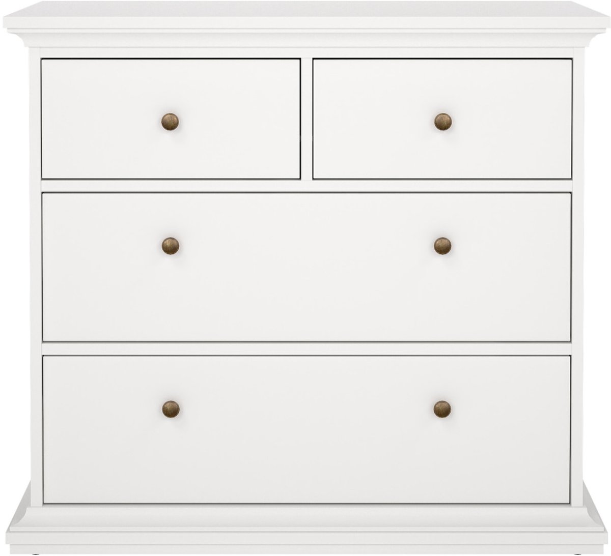 Giga Living Ladekast Paris - Wit - 100x90x50cm