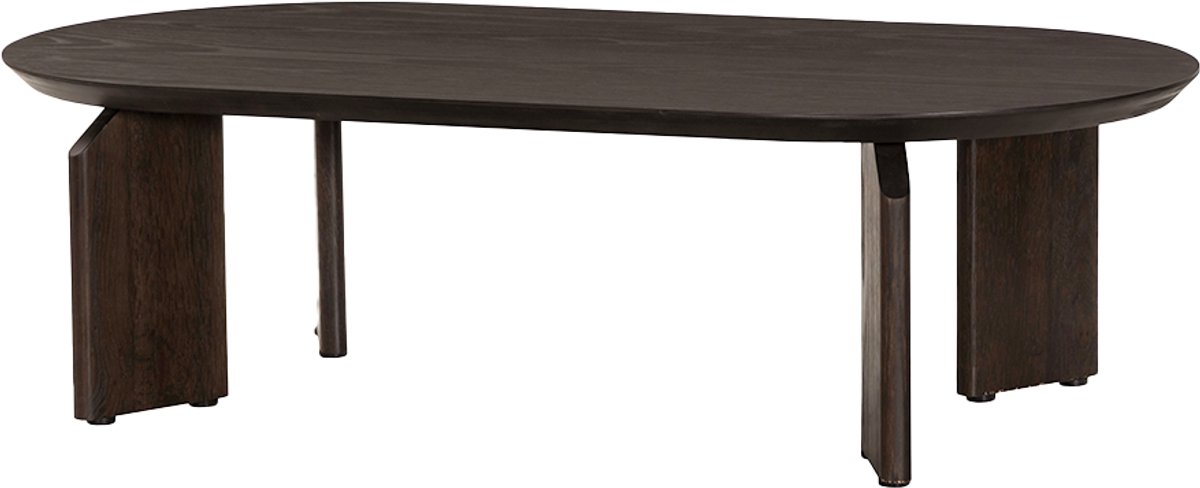 Tower Living Salontafel Allure Donkerbruin 140cm
