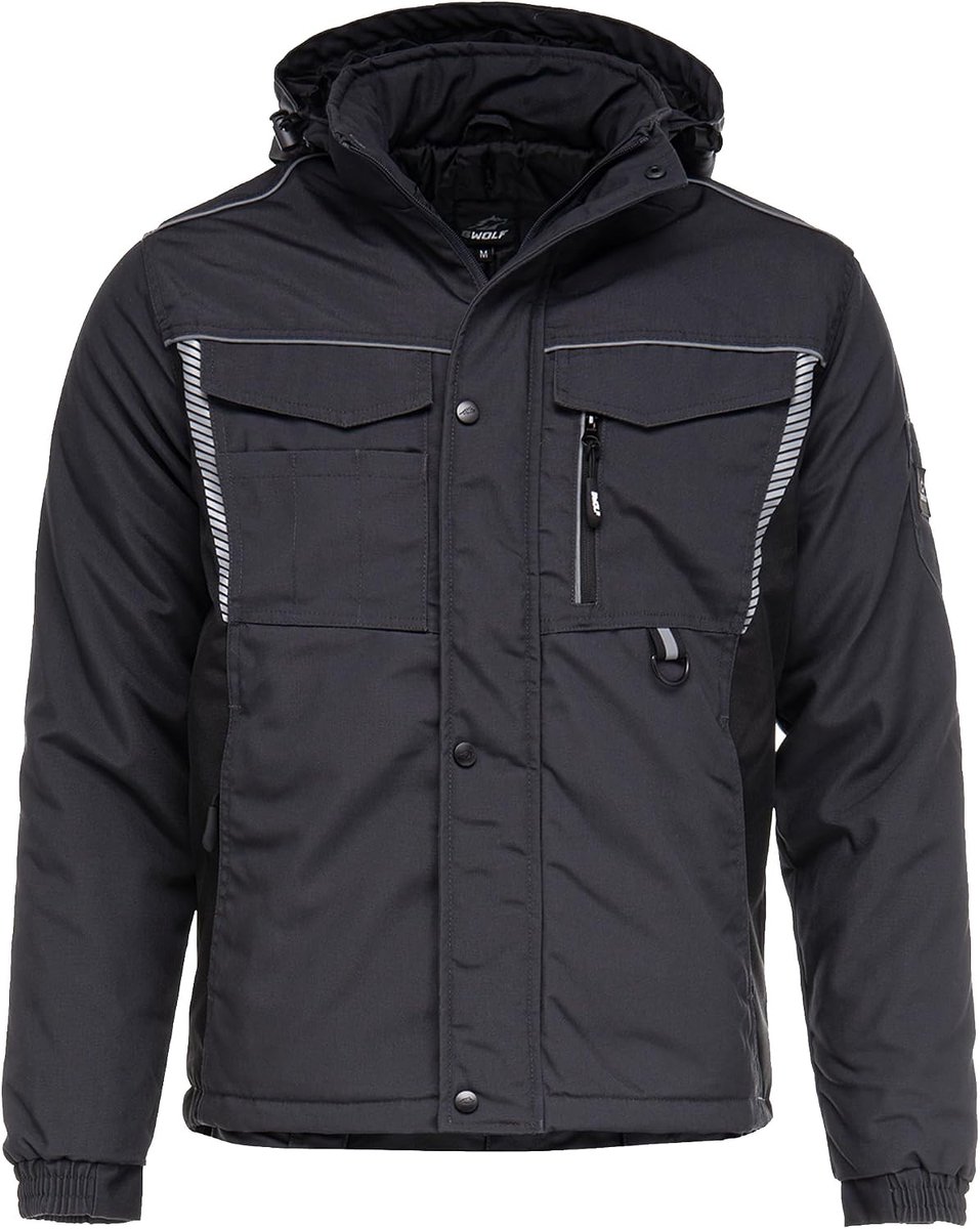 Werkjack voor heren - winterjack - waterdicht - reflecterend - ideaal voor buitenwerk - ShopVlot