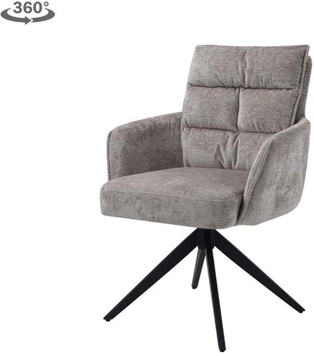Tower Living Armstoel Rosora Beige (draaibaar)