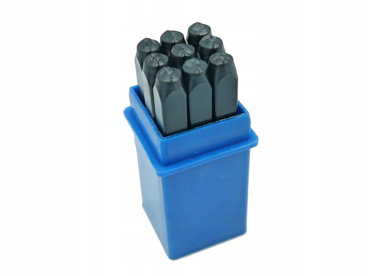 Nummerstempel Set 8mm - 9 Cijfers (0-8)