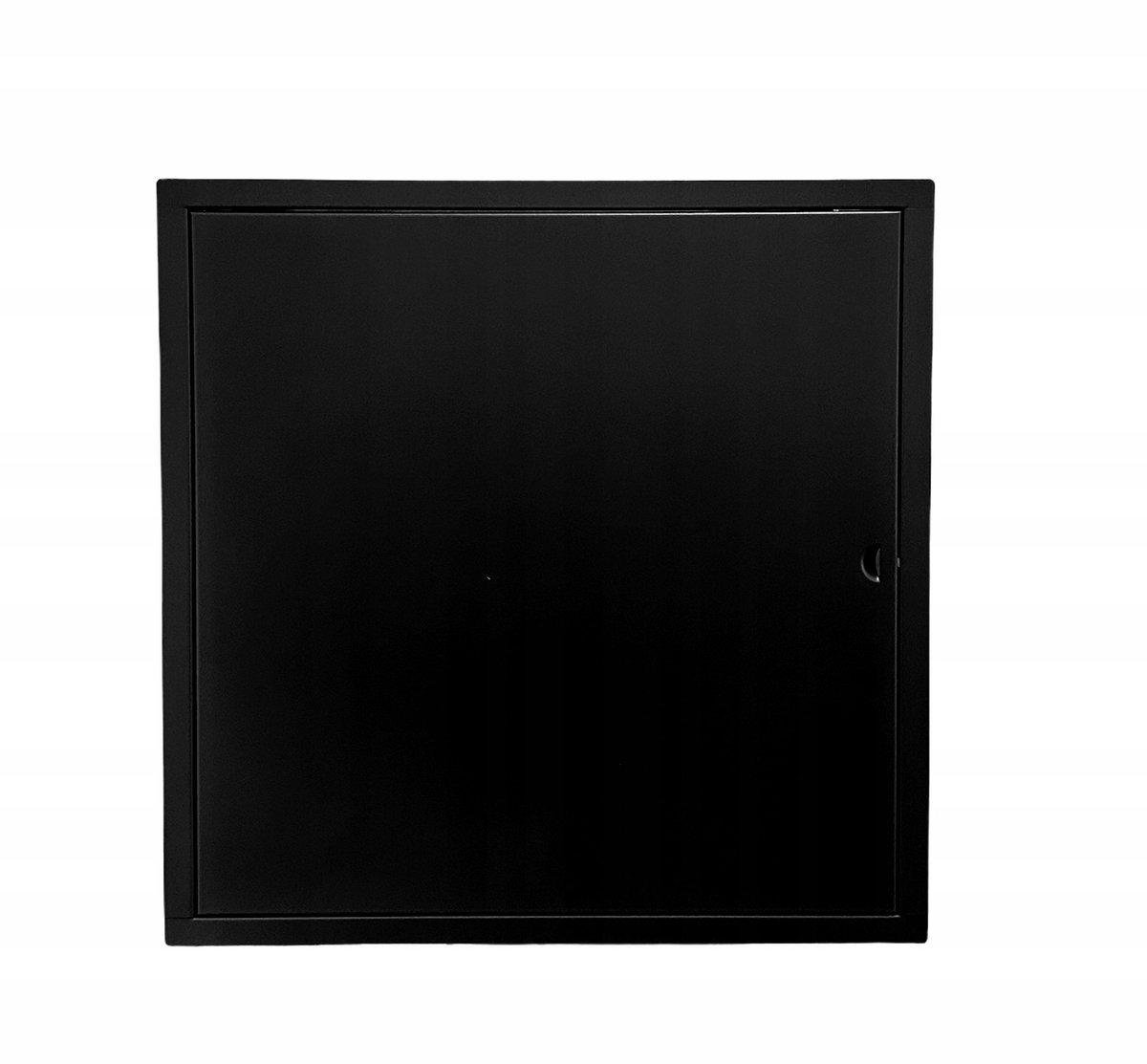 Zwarte Metalen Inspectieluik 50x50cm met Kliksluiting