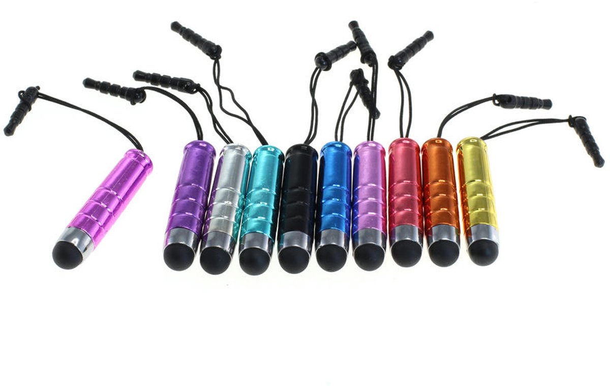 10x Mini Stylus (Set) met Soft Tip-top en 3.5mm stof plug ON044