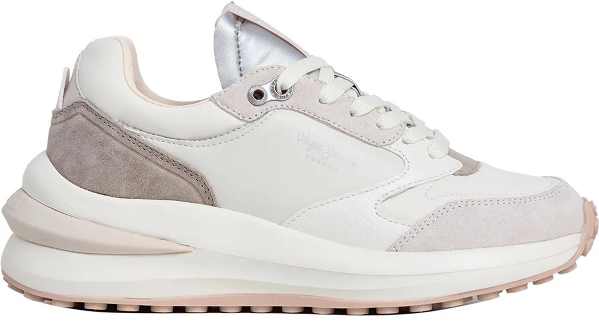 Pepe Jeans Winslow Snake Schoenen Wit EU 39 Vrouw