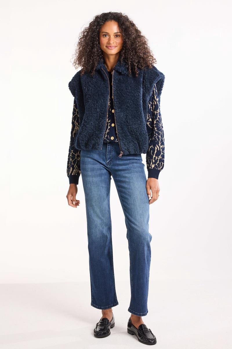 DIDI Dames Gilet Ease Dark blue maat 48