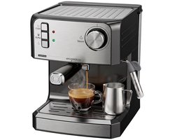 ROLIPO Espressomachine 20 Bar – Koffiemachine met Melkopschuimer – 1,6 L Waterreservoir – Zwart