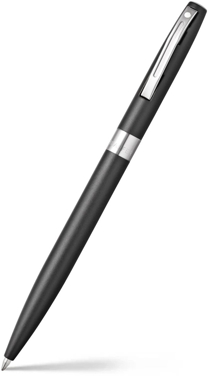 Sheaffer Balpen Reminder - Matte black - Chrome trims - SF-E2902051