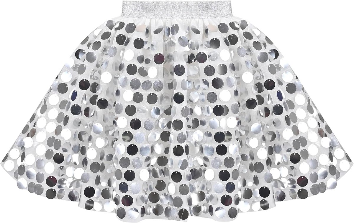 Meisjesrok paars - zeemeermin glittertutu - feestelijk - ideaal voor danslessen - ShopVlot
