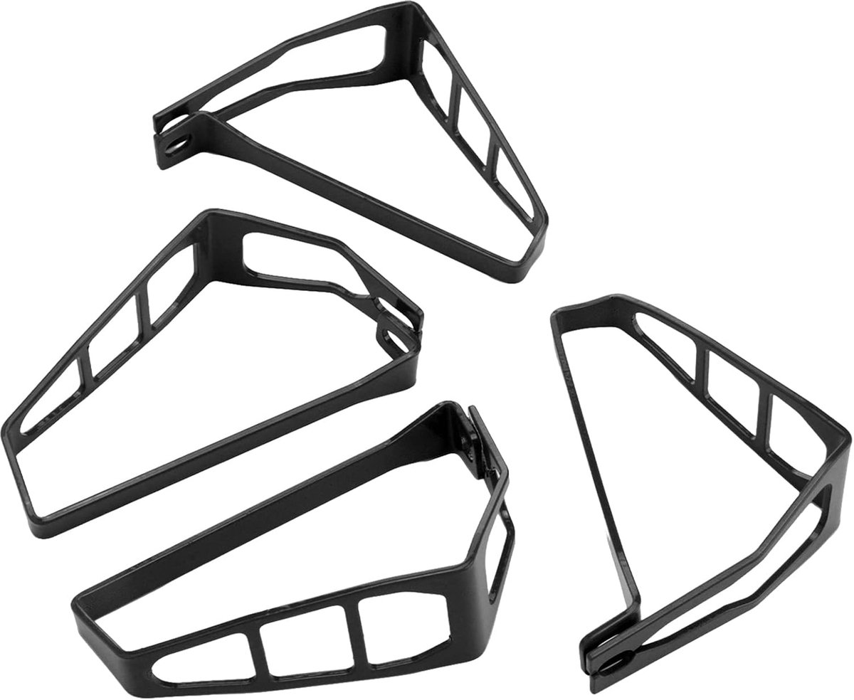 Turnsignal beschermkap 4 stuks - aluminium - stijlvol ontwerp - duurzame bescherming voor motorfiets - ShopVlot