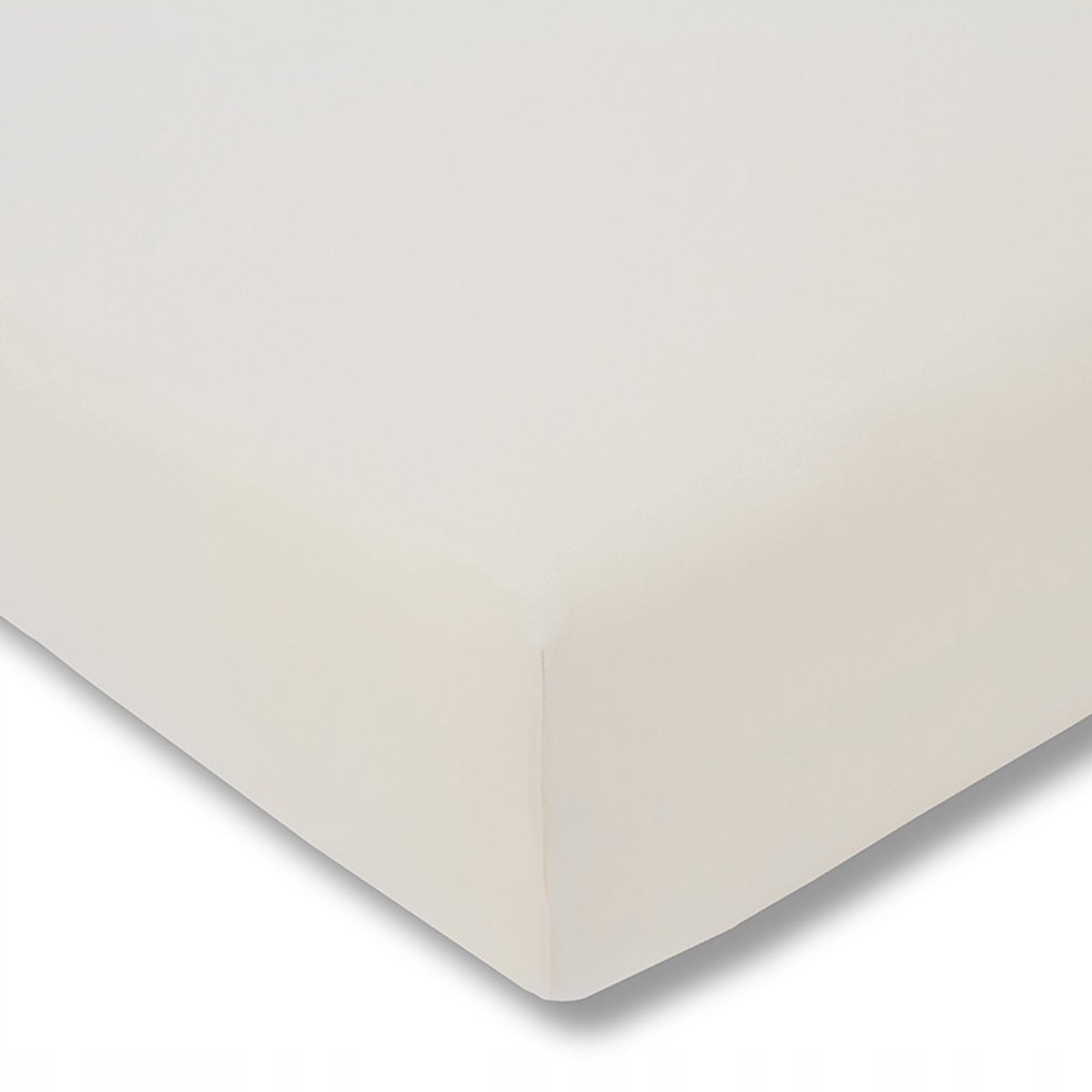 Estella Jersey Hoeslaken 70x140 cm - Mako Katoen - Crème