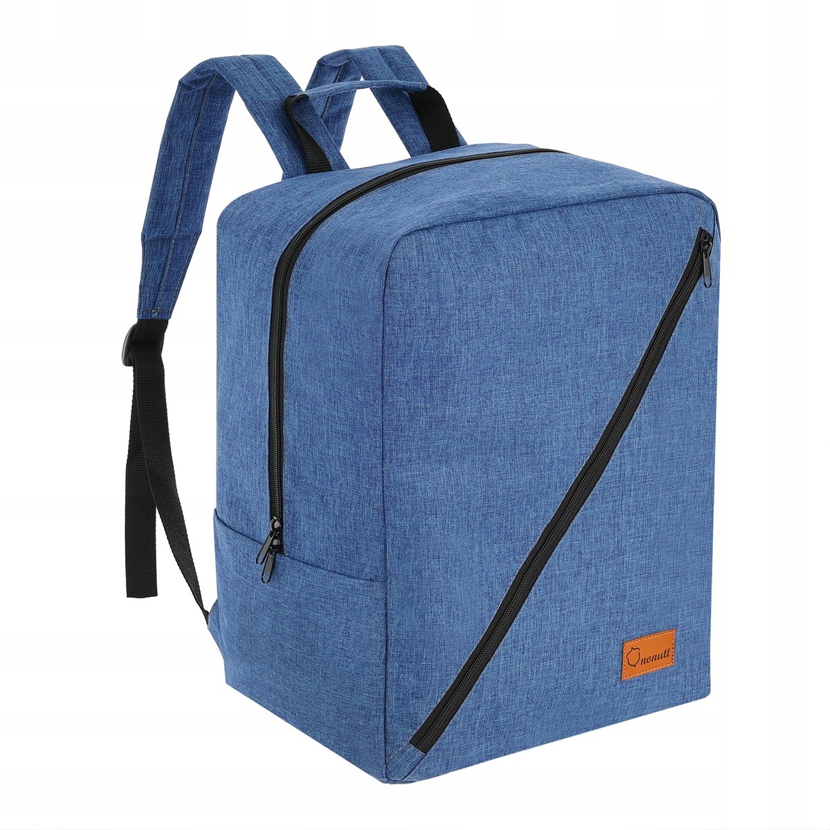 Blauwe handtasrugzak 40x30x20cm, ideaal voor WizzAir & Ryanair