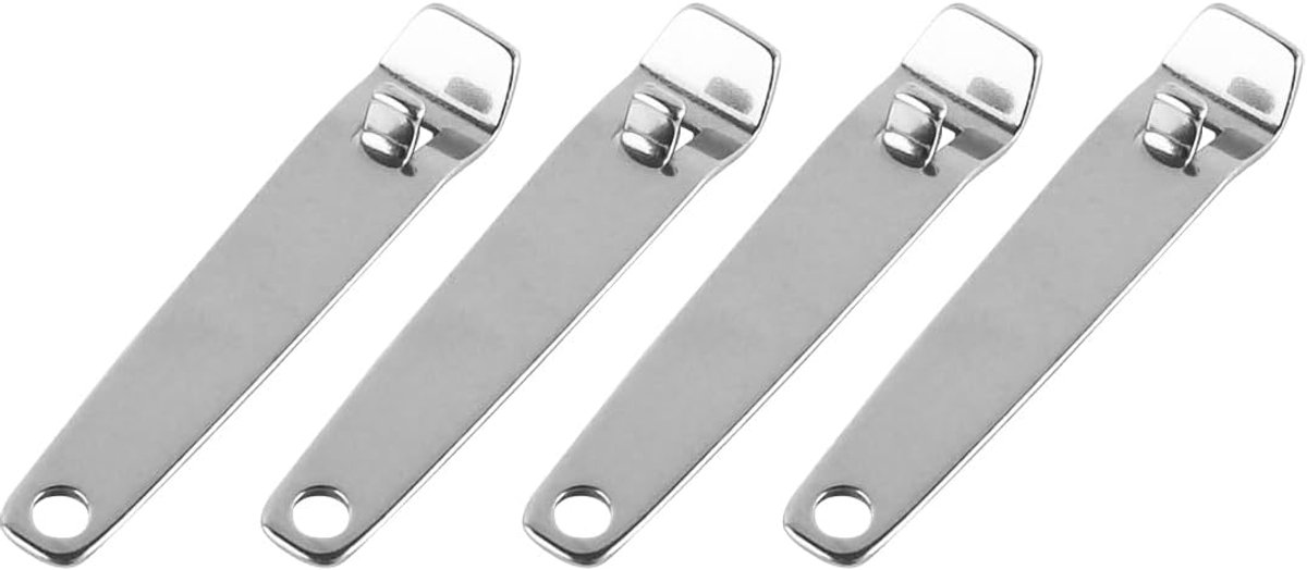 Mini Flessenopener 4-Pack - Compact en Lichtgewicht - Voor Bierblikken en Drankflessen - Inclusief Sleutelhanger - ShopVlot