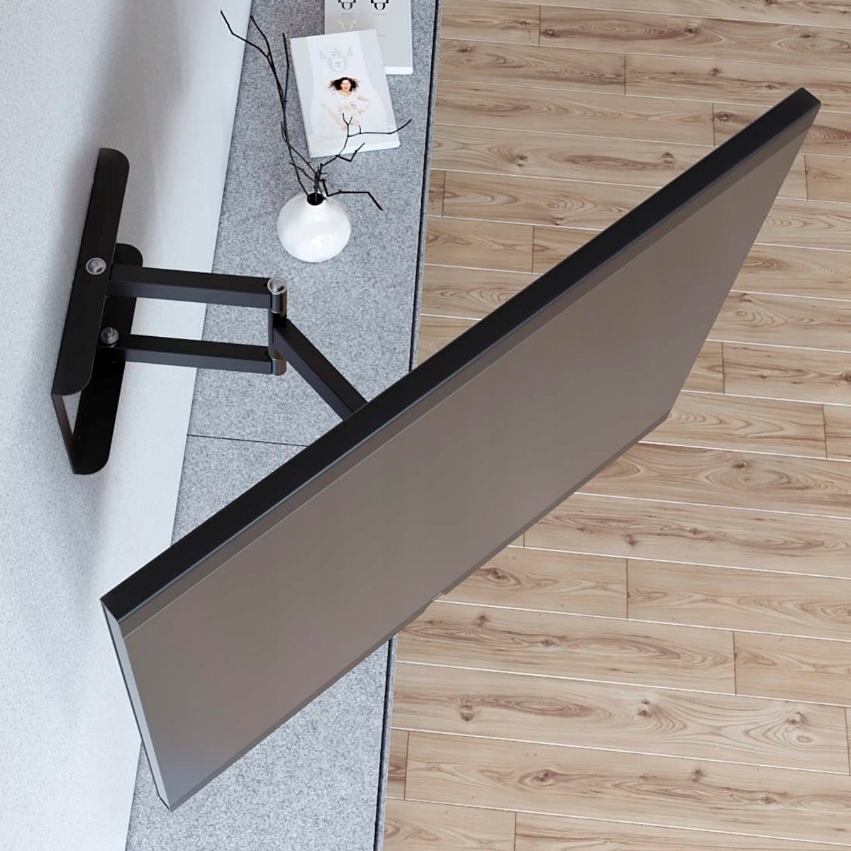 Draaibare TV-muurbeugel 26-63 inch | VESA tot 400mm | Inclusief waterpas