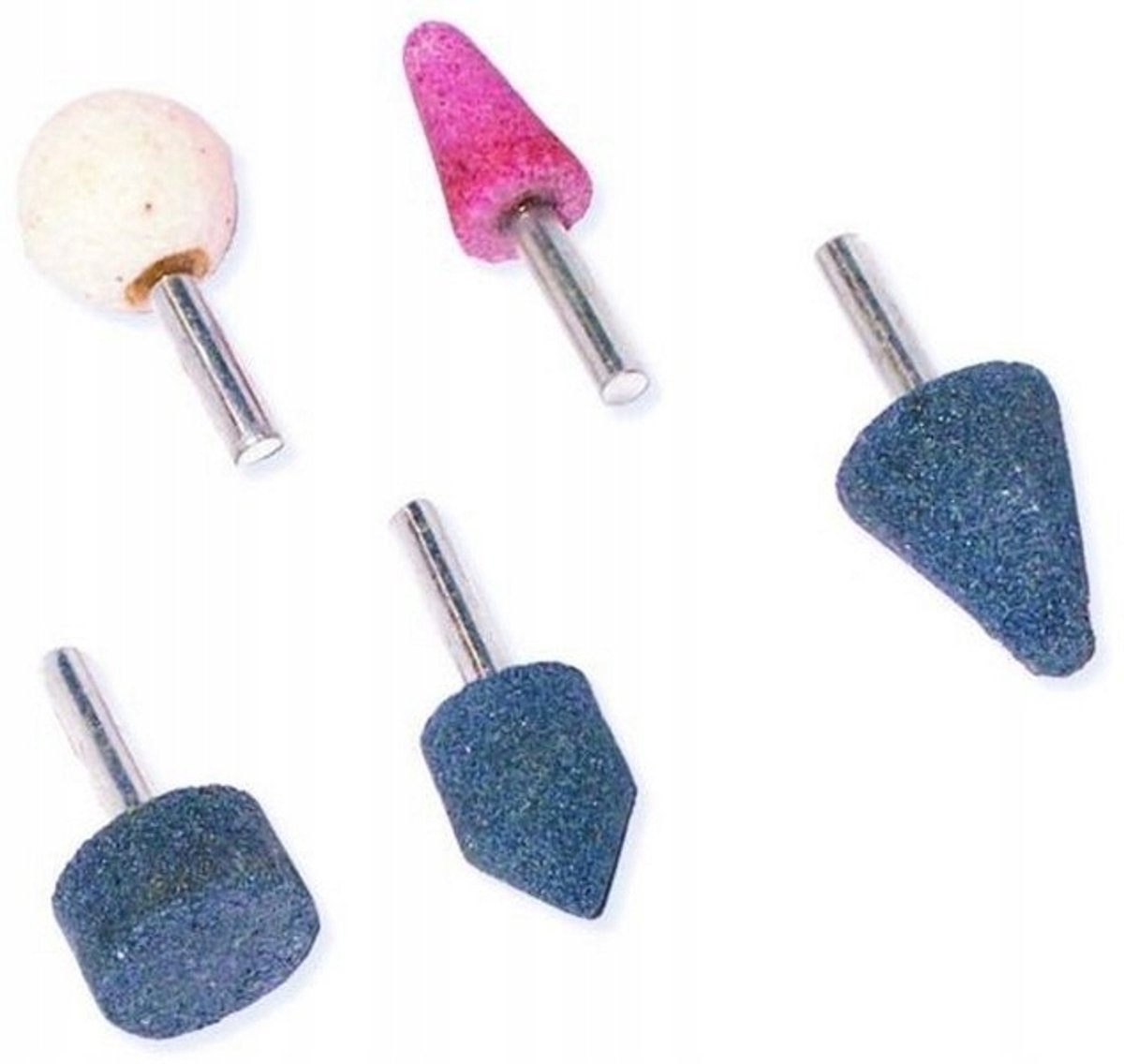 5x Slijpstenen voor Boormachine/Schroefmachine - 6mm Schacht