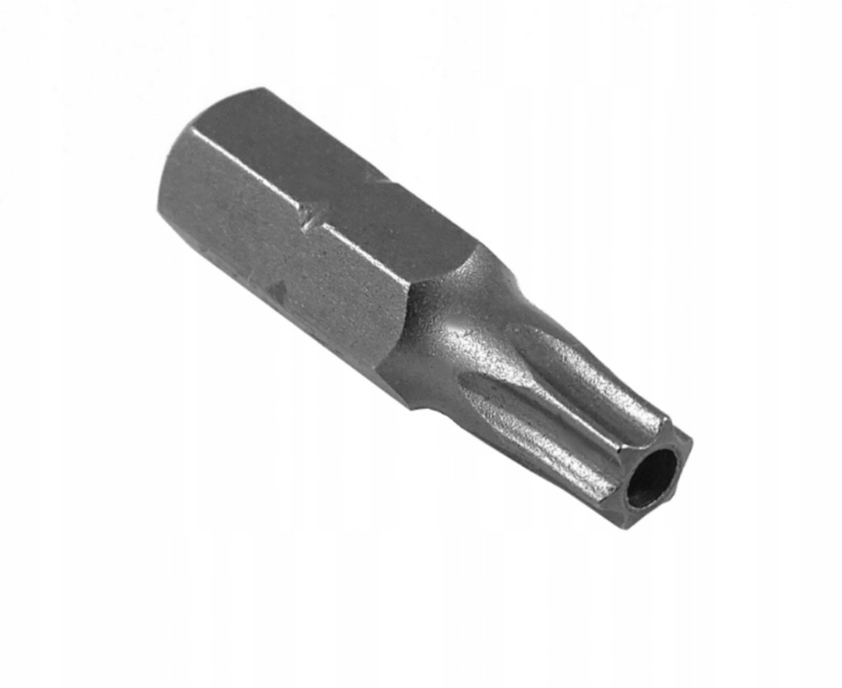 Torx Bit met Gat TT27 x 25mm - 10 Stuks - Hoge Kwaliteit S2 Staal
