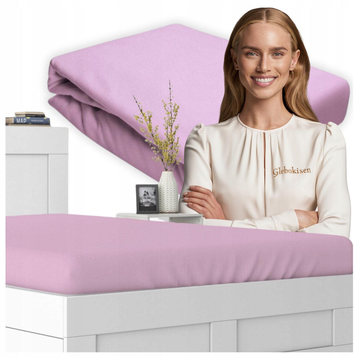 Jersey Hoeslaken 100x200cm Katoen - Zacht & vaker - Kleur: Wrzos