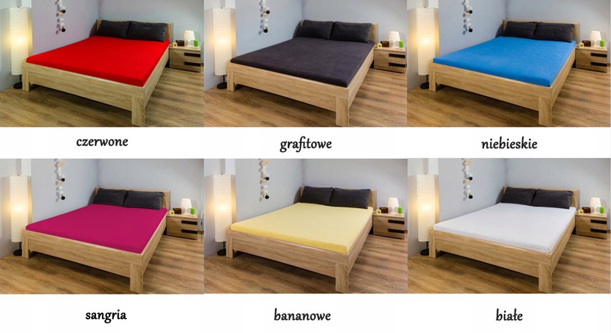 Frotté hoeslaken met elastiek 150x190 cm - 35 kleuren
