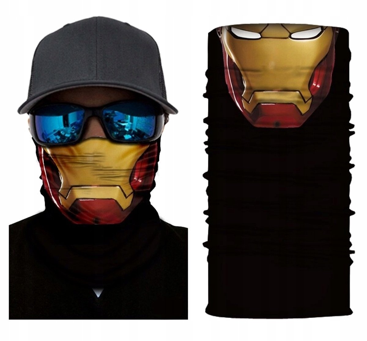 Multifunctionele Nekwarmer & Buff voor Motor, Ski, Fiets - geschikt