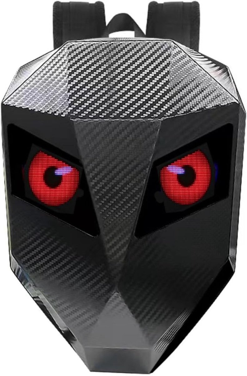 Digitale LED rugzak - waterdicht - carbon fiber - grote capaciteit voor reizen - ShopVlot