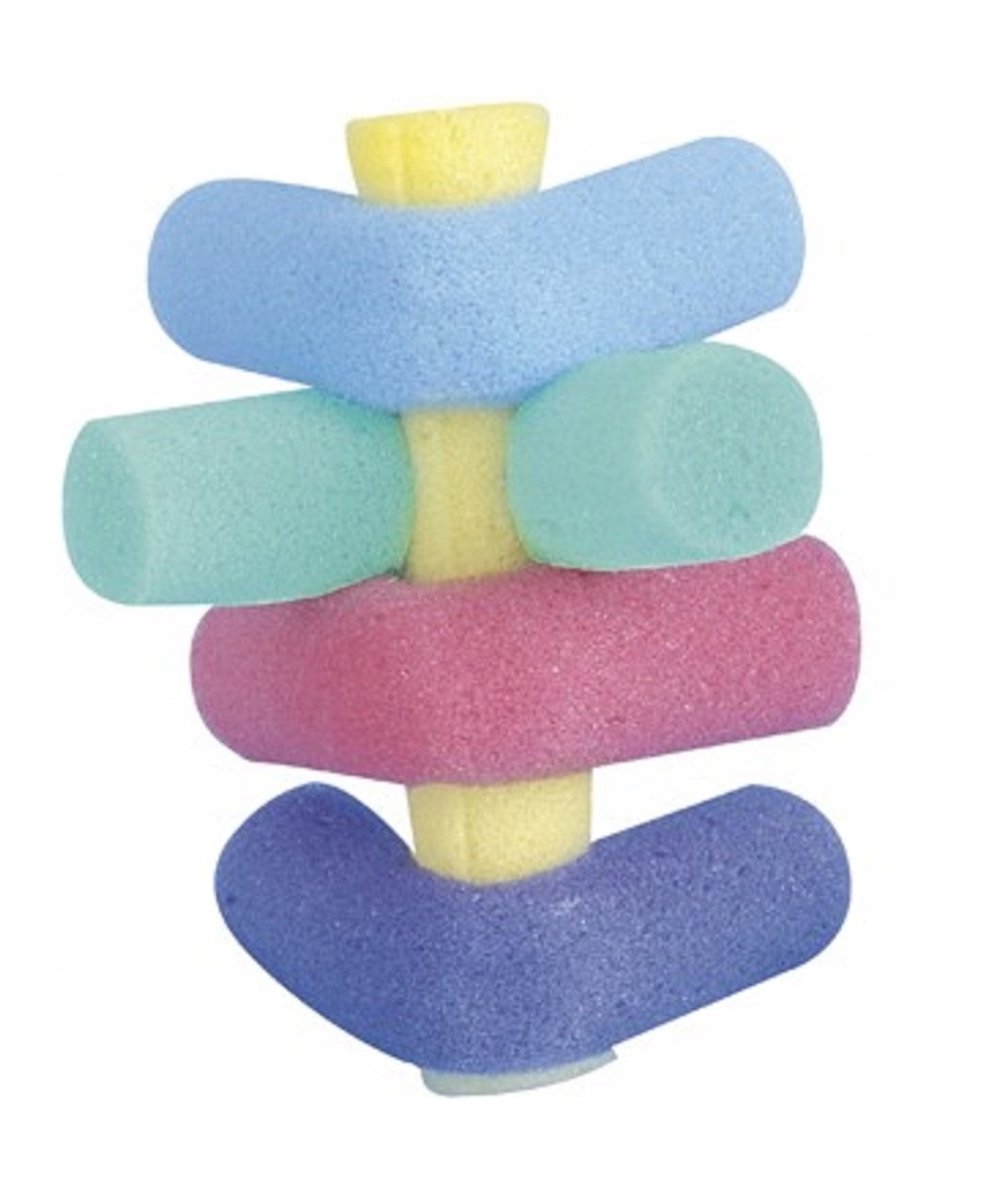 Gorgol Schuimrollers voor Haar - 33 mm Diameter - Set van 4