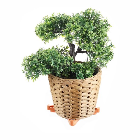 Blumentopfsteunen voor binnen en buiten, kunststof, zwart, 9 x 7 x 2 cm, 6 stuks — afbeelding 4