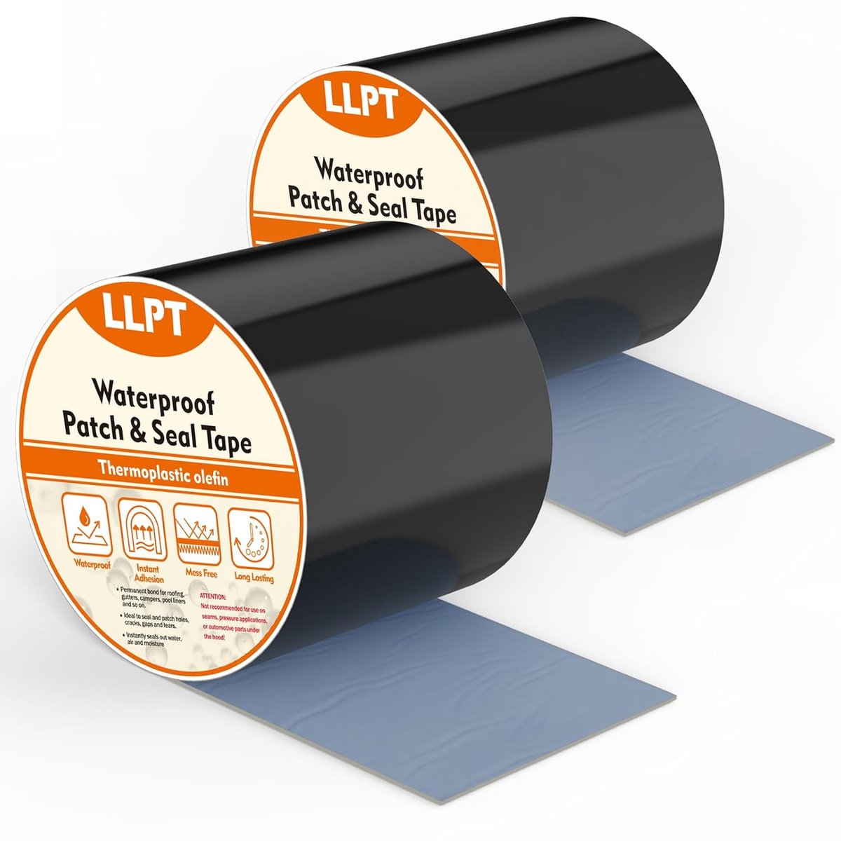 LLPT Waterproof Tape, Repair Tape, Pack of 2, Sealing Tape, Waterproof Tape for Repairing, Consolidating, Sealing - ShopVlot