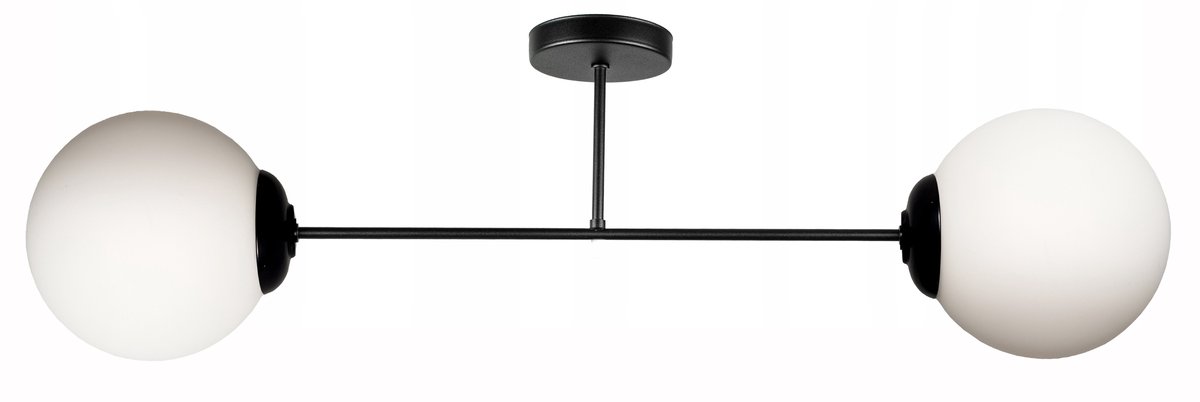 Merkloze Hanglamp Plafond Loft Glazen Bol 2x E27