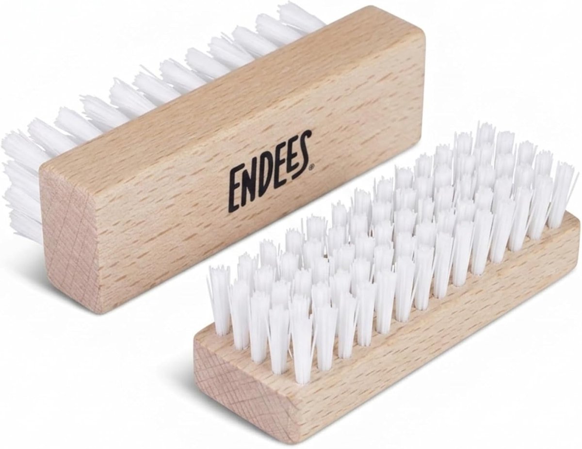 Endees Brush Up (1 Piece) - Universal Shoe Cleaning Brush with Durable Synthetic Bristles and Wooden Handle - ShopVlot