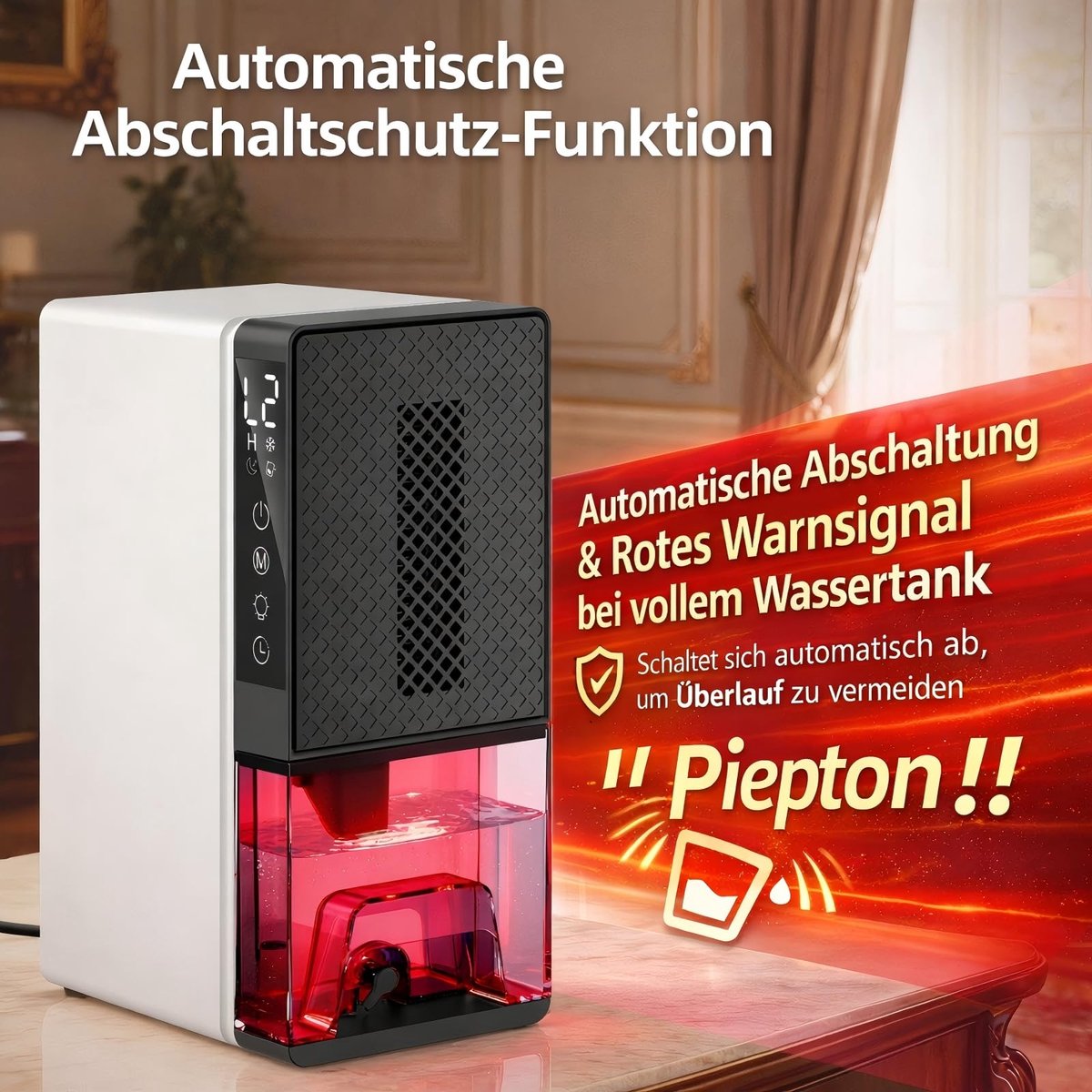 Elektrische luchtontvochtiger 2300 ml - ShopVlot