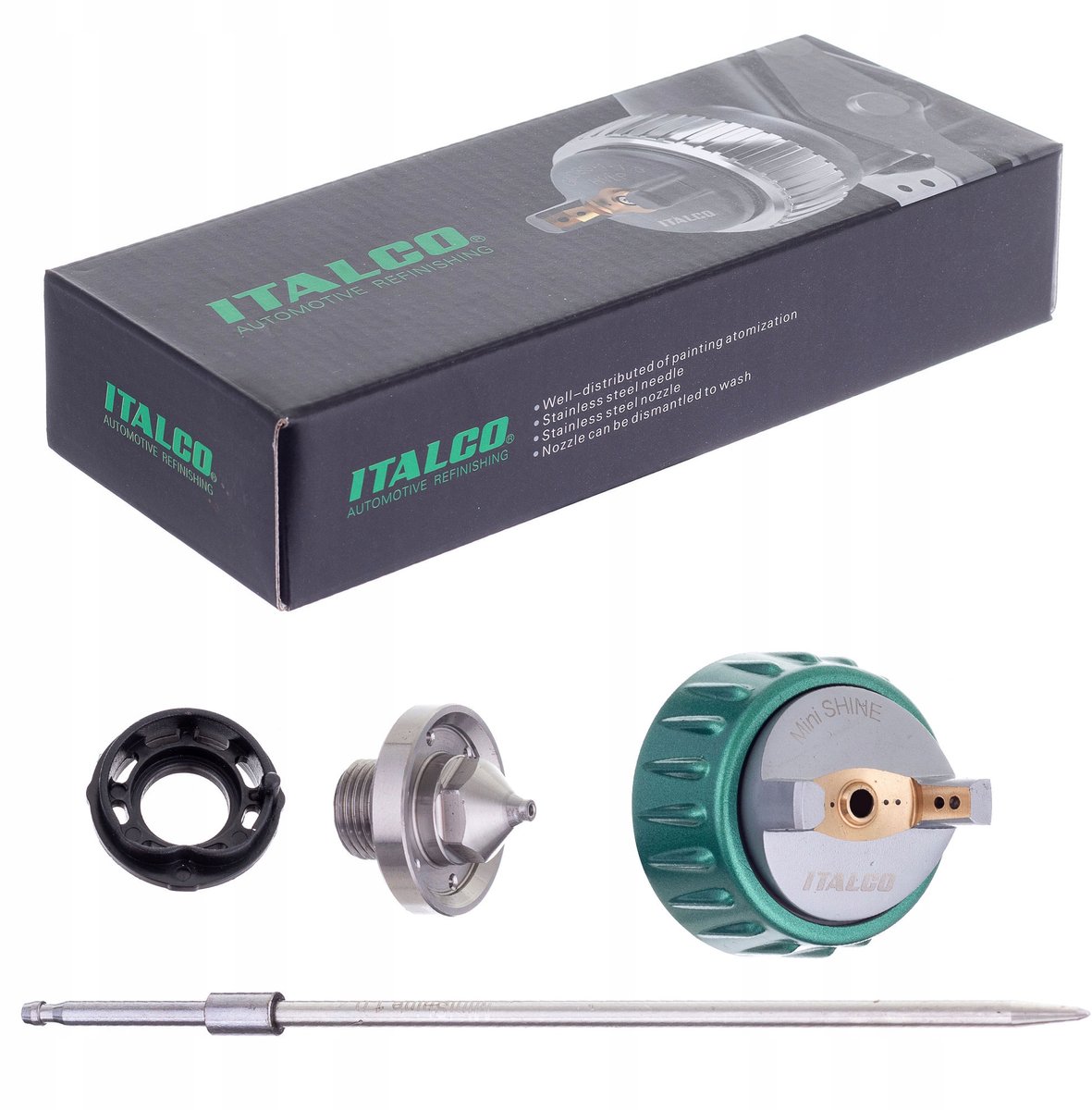 Vervangende Spuitmond Set voor Mini Lakspuitpistool HVLP 0.8mm