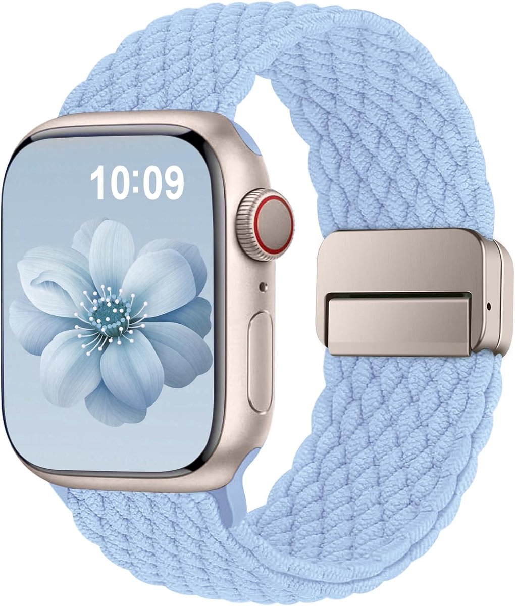 Higgs Watch Strap Compatible with Apple Watch 1.575 1614 1496 44 mm Ultra 0.079 1.929 1.811 1772 42mm Nylon Sport Band - ShopVlot