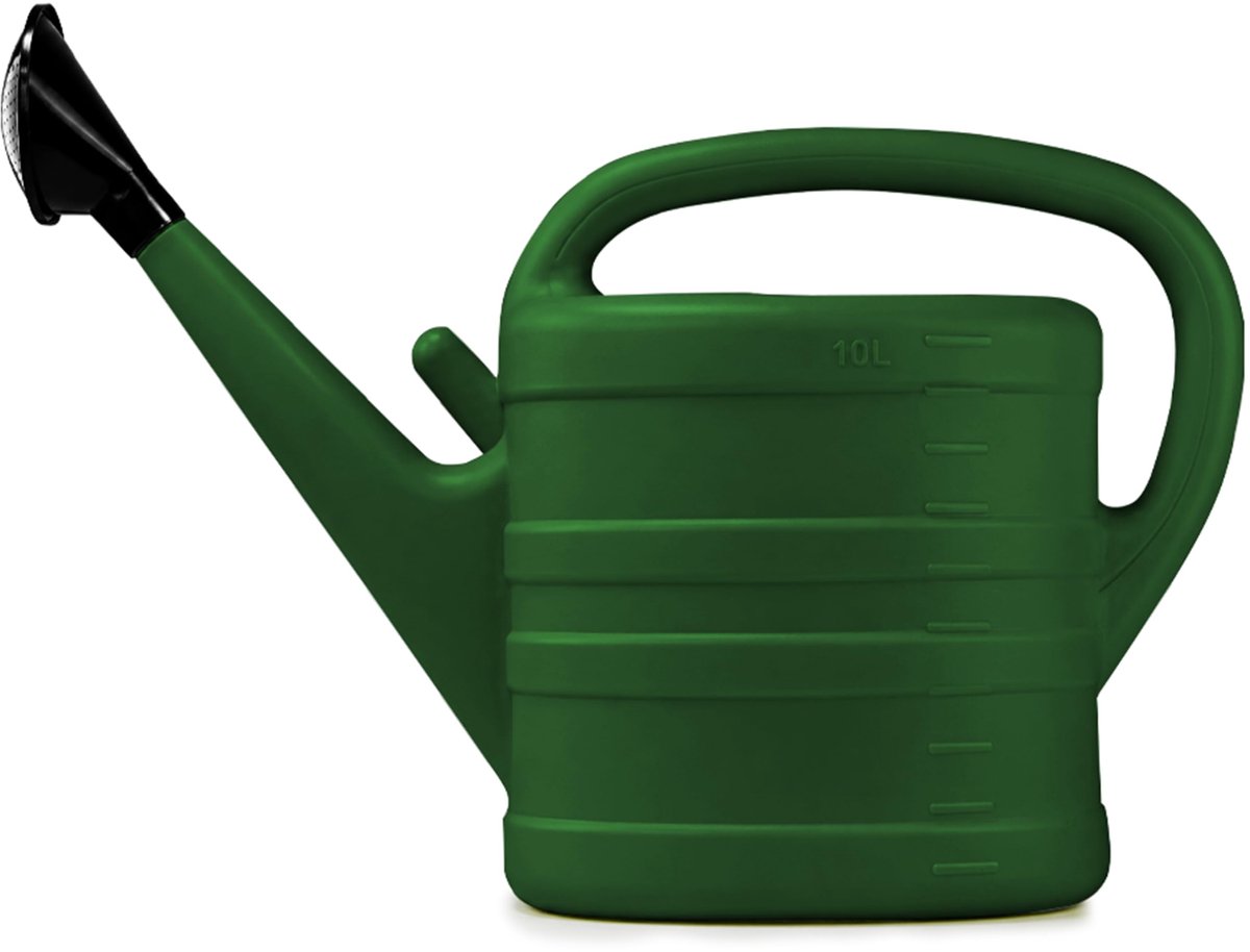 Famanu – Grote tuingieter van 10 liter met afneembare sproeier, ideaal voor bloemen, planten en kruiden, lange tuit en 2 handgrepen voor gebruik op balkon en terras