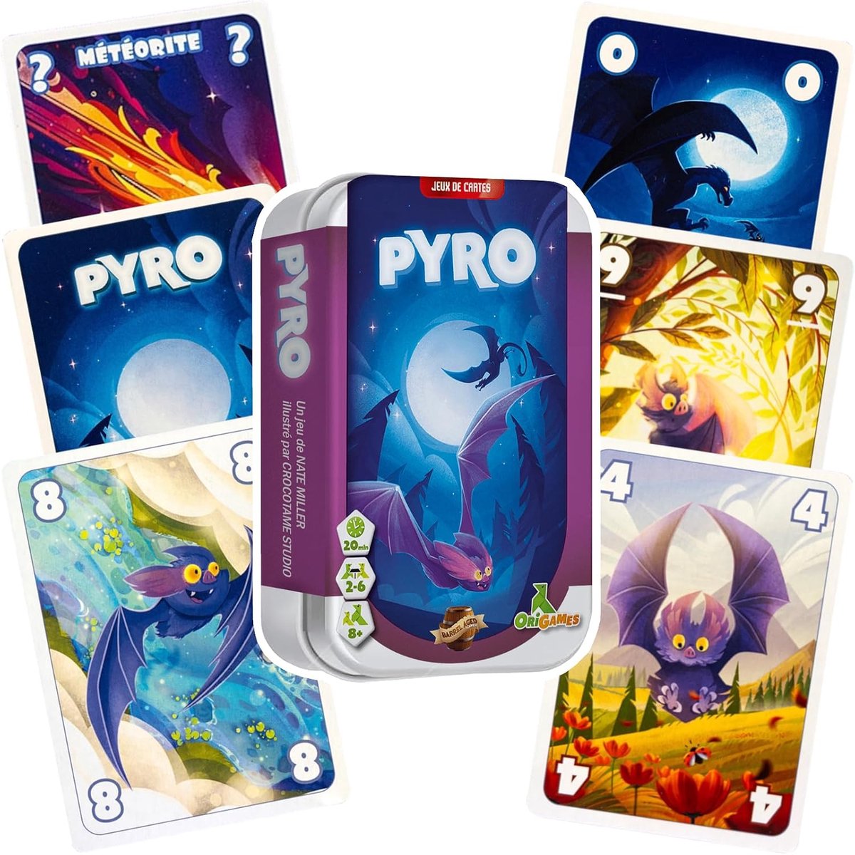 Kaartspel Pyro - Strategie en Bluff - Voor 2 tot 6 spelers - Spannend en creatief - ShopVlot