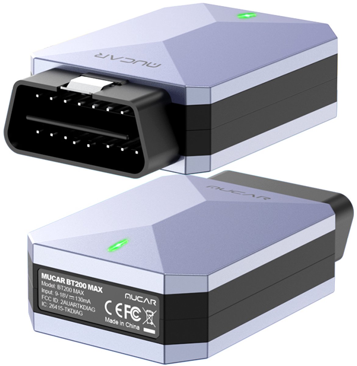 MUCAR BT200 MAX OBD2 Scanner ELM327 CANFD Bidirectioneel 15 Resetfuncties Volledig Systeem Diagnose Levenslang Gratis Updates