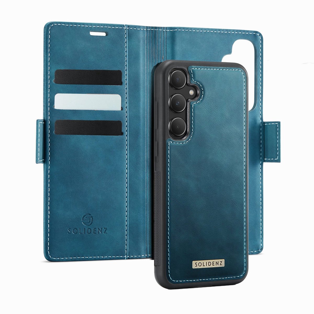 Solidenz geschikt voor Samsung Galaxy A27 bookcase - 2-in-1 - Blauw