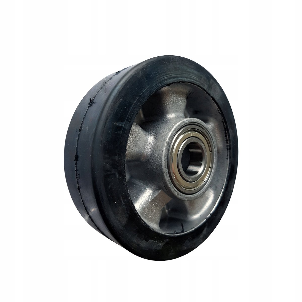 Wiko aluminium rubber wiel 125mm, 250kg draagvermogen