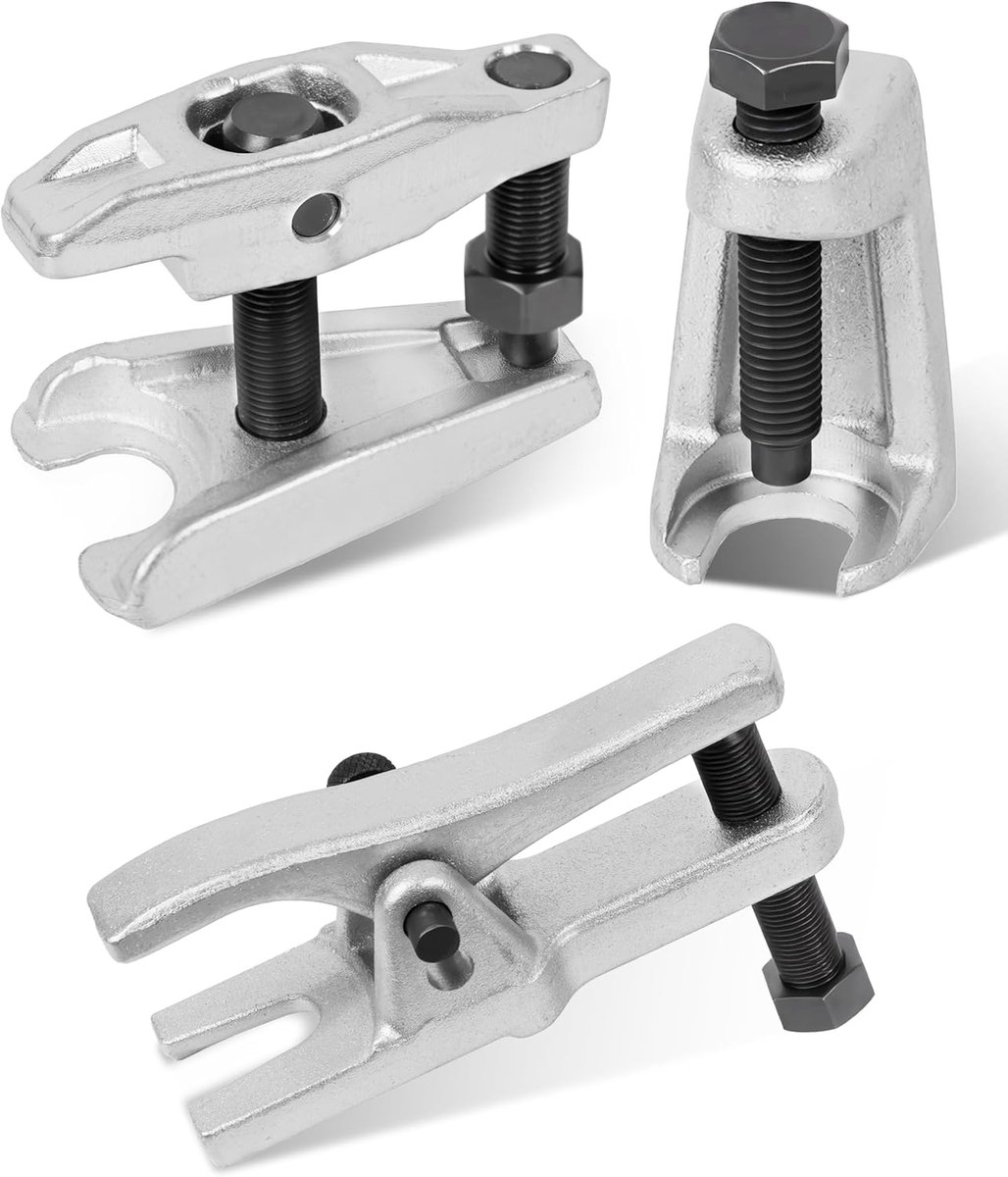 Trekstangkoppen set 3-delig - U-vormige opening 20 mm - Voor eenvoudige demontage - Geschikt voor diverse voertuigen