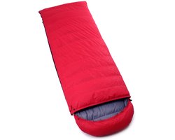 Dons-slaapzak (Donsalternatieve vezel / Donsachtige vezel) – Model: envelop – Waterdicht en ademend – Geschikt voor thru-hiking-backpacken en kamperen – Geschikt voor vier seizoenen – 600 g (0–15 °C)-210 x 80 cm