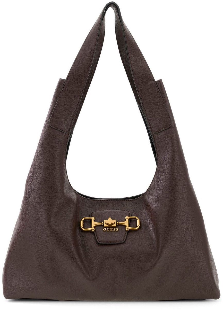 GUESS shopper schoudertas Sunset Tote Bag Brown donkerbruin