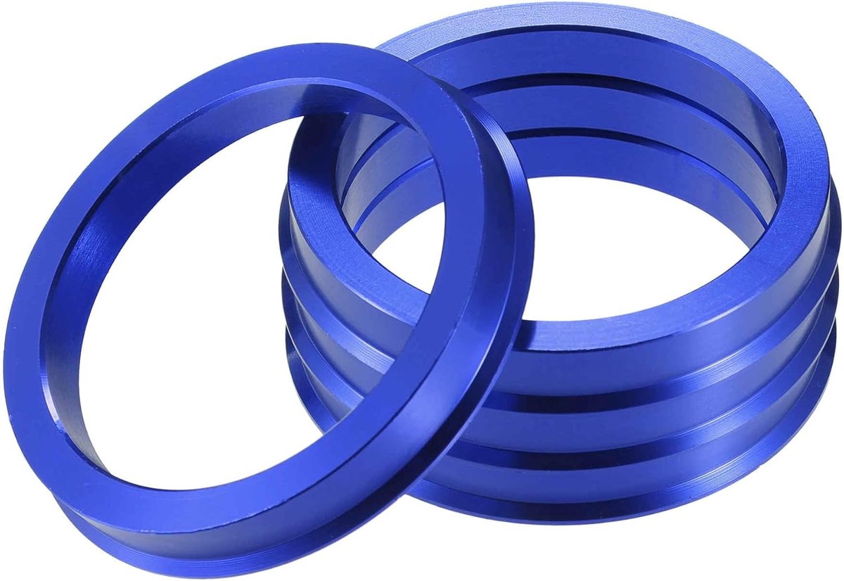 A ABSOPRO Centering Rings for Rims, Pack of 4, OD 7.3 cm, ID 6 cm - ShopVlot