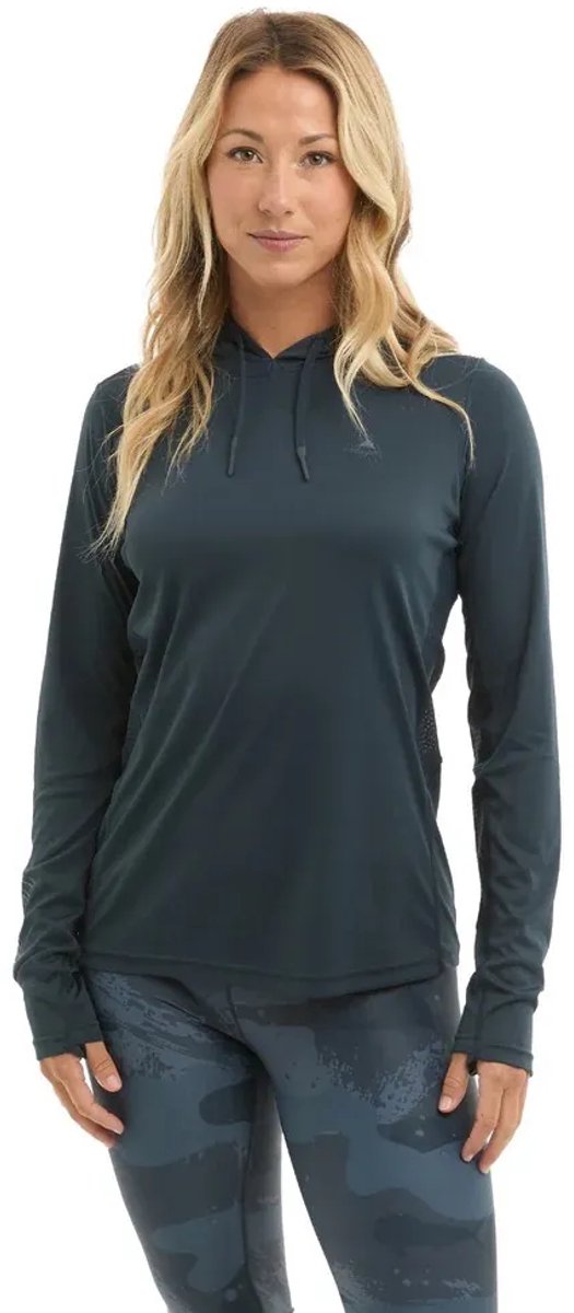 Pelagic Vaportek Solid Uv-hoodie Met Lange Mouwen Blauw XL Vrouw