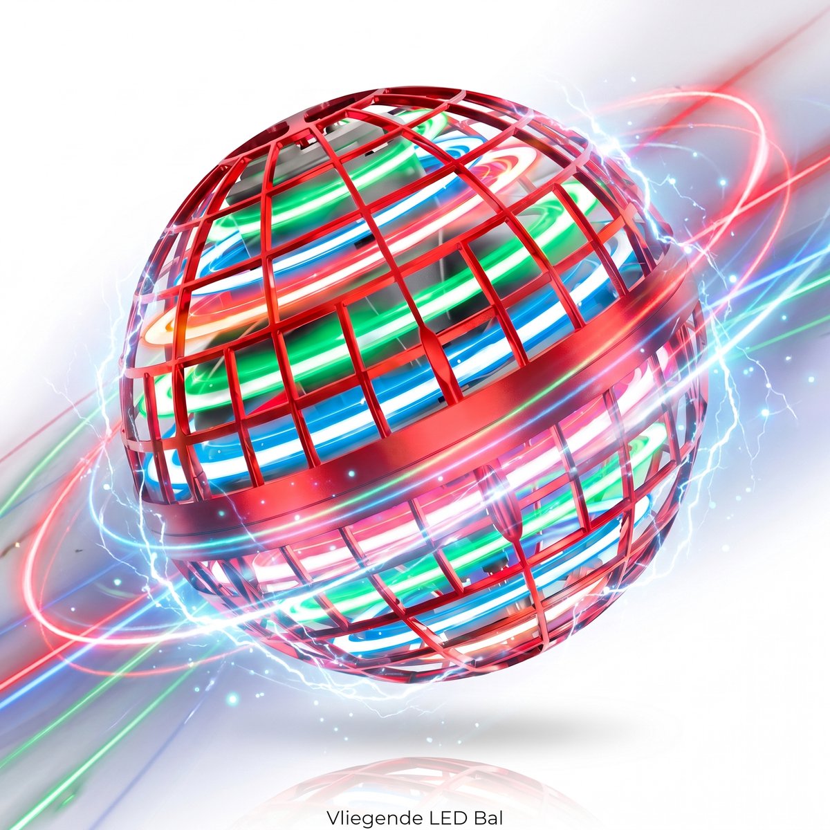 Namajunas Flying Ball – Mini Drone voor Binnen, Fly Spinning Ball & Flying Spinner met LED, Fidget Toy en Boomerang Spinner, Interactief Speelgoed voor Kinderen en Volwassenen, Kerstcadeau