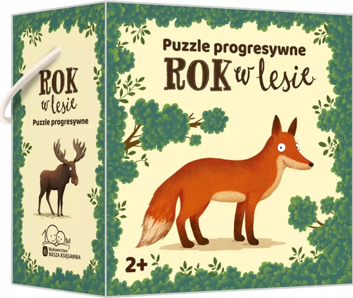 Progresieve Puzzel 20 Stukjes: Jaar in het Bos