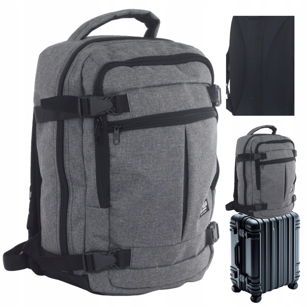 Morello Top Premium 2: Vliegtuighandtasrugzak 40x20x30cm